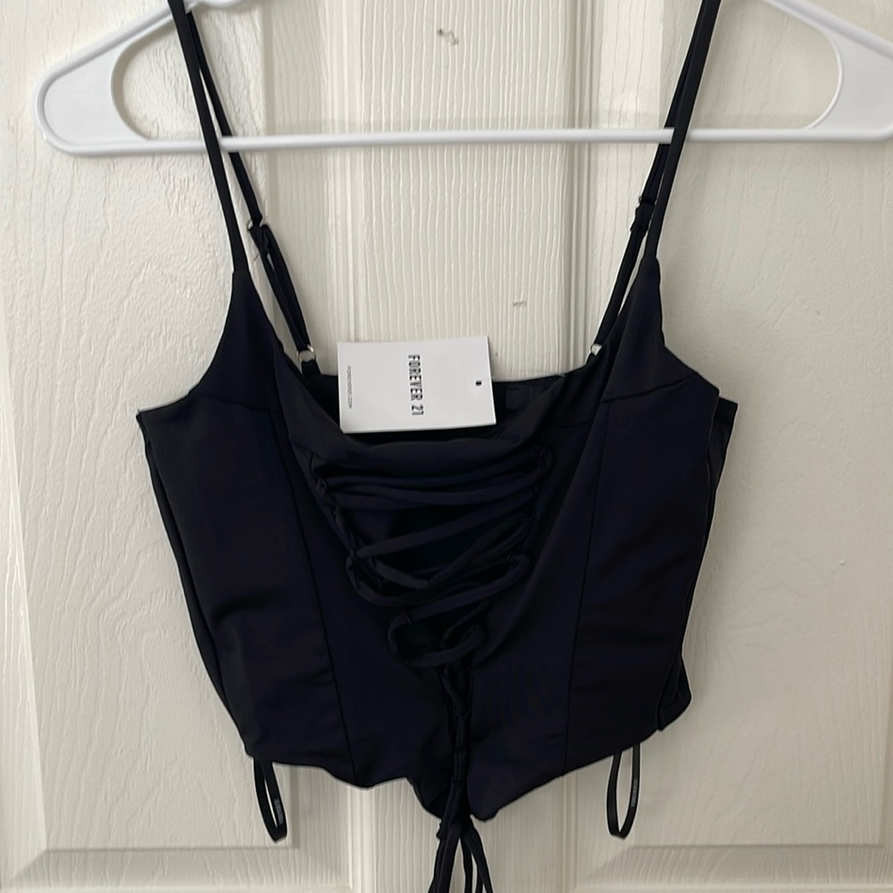 💜 Forever 21 Knit Bustier Top